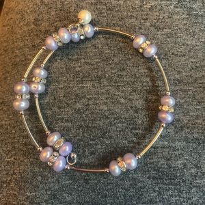 Vantel Pearls Wrap Bracelet